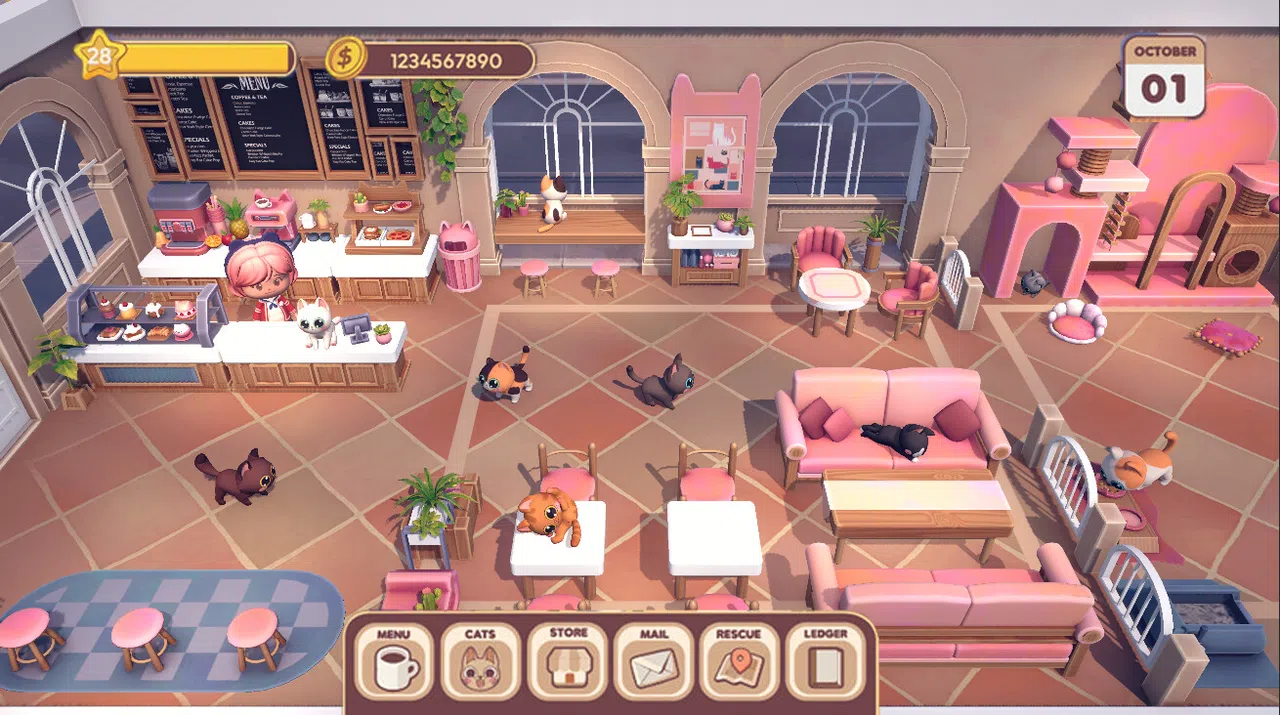 Meow Cafe: Perfect Match Screenshot 2