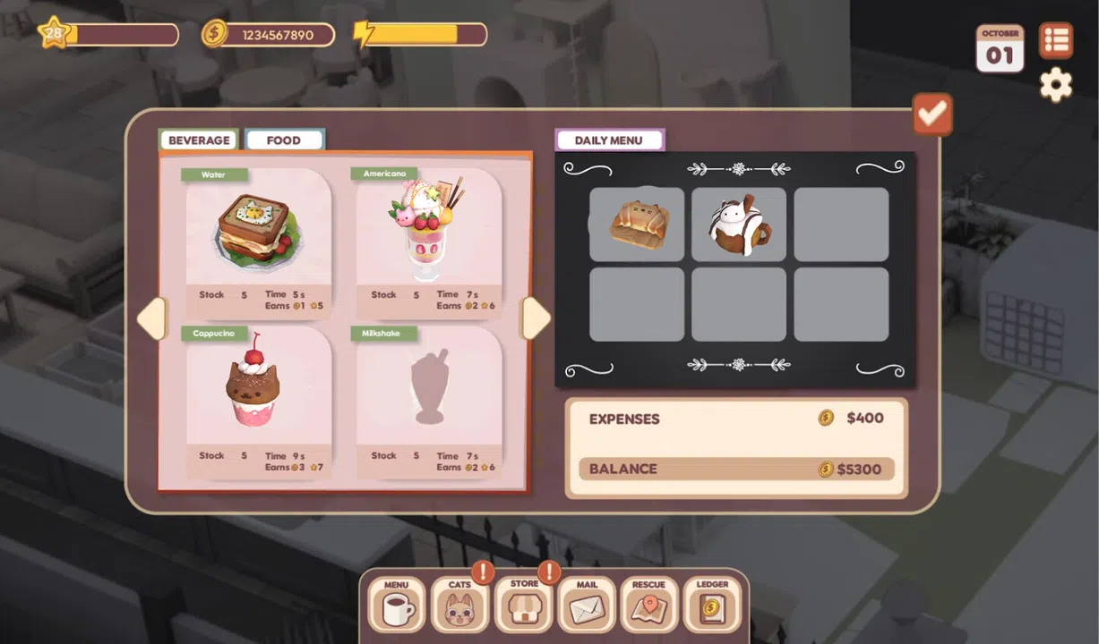Meow Cafe: Perfect Match Screenshot 6