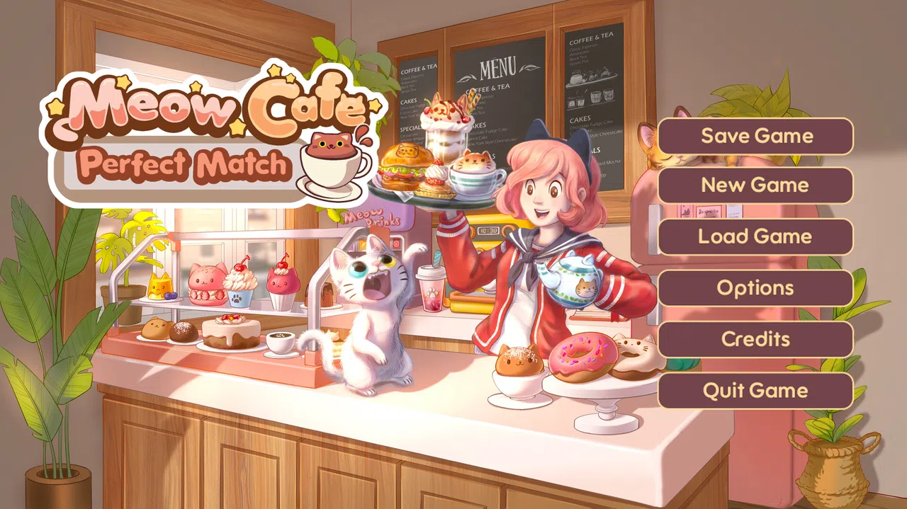 Meow Cafe: Perfect Match Screenshot 0