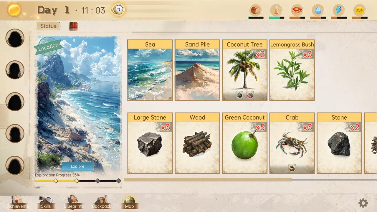 Castaway Hand Demo Screenshot 0