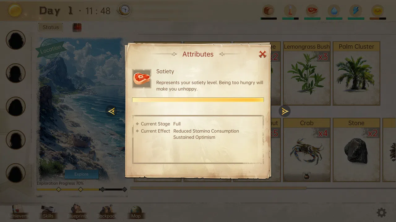 Castaway Hand Demo Screenshot 2