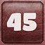Level 45 complete!!! icon