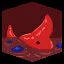 Blood-dried lizards icon
