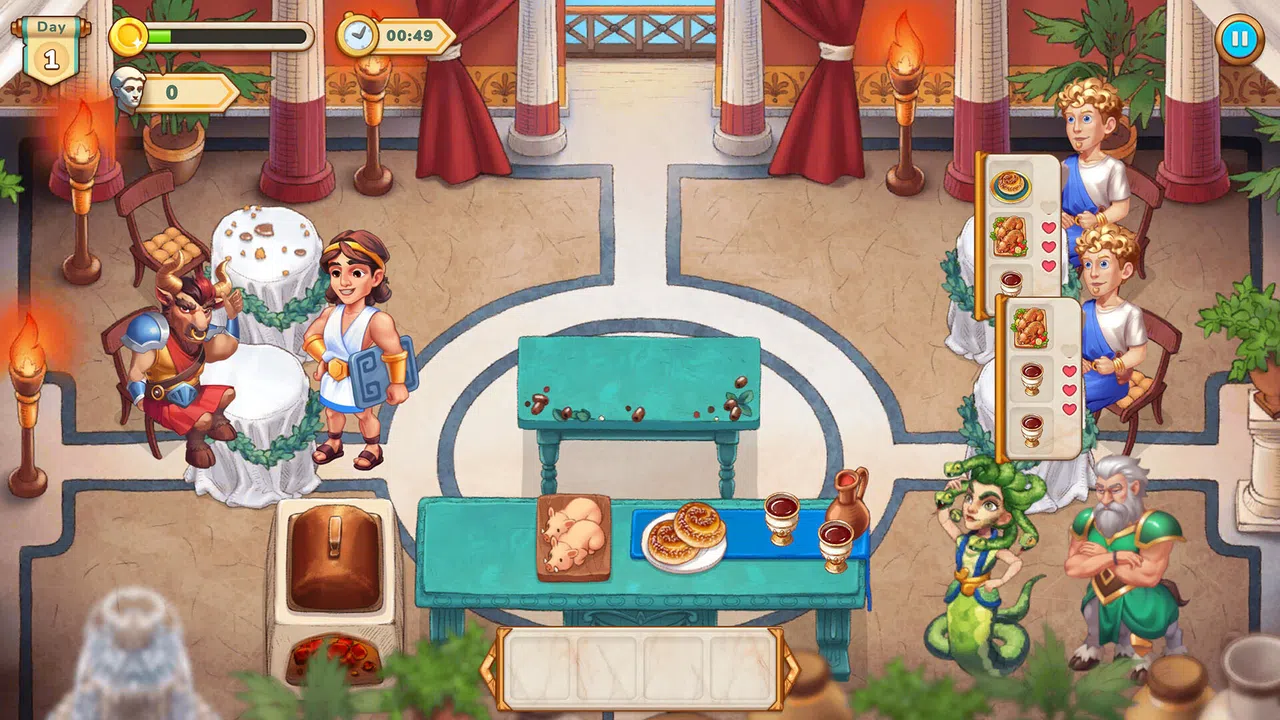 Greek Kitchen Frenzy: Dionysus Screenshot 4