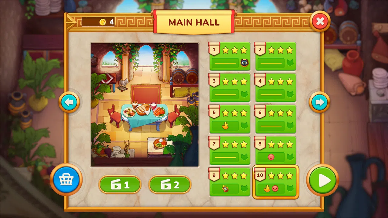 Greek Kitchen Frenzy: Dionysus Screenshot 0