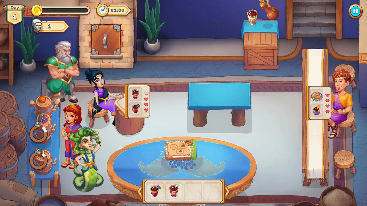 Greek Kitchen Frenzy: Dionysus Screenshot 5
