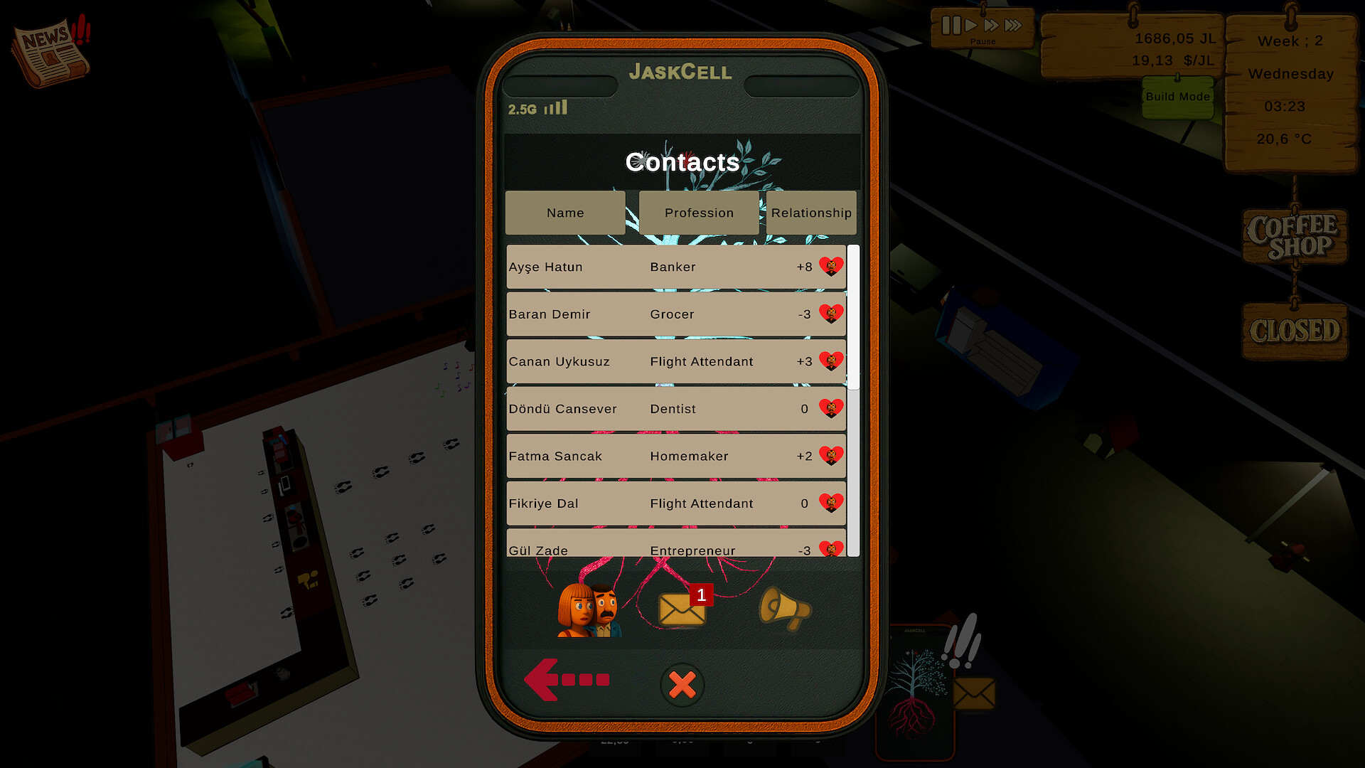 Life in Jasskia: a Coffee Shop Screenshot 11