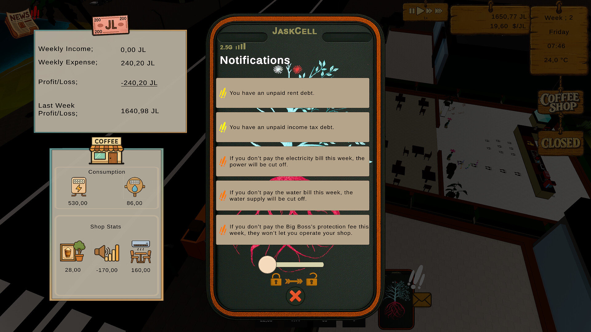 Life in Jasskia: a Coffee Shop Screenshot 12