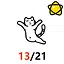 13/21 cat icon