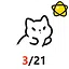 3/21 cat icon
