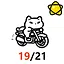 19/21 cat icon