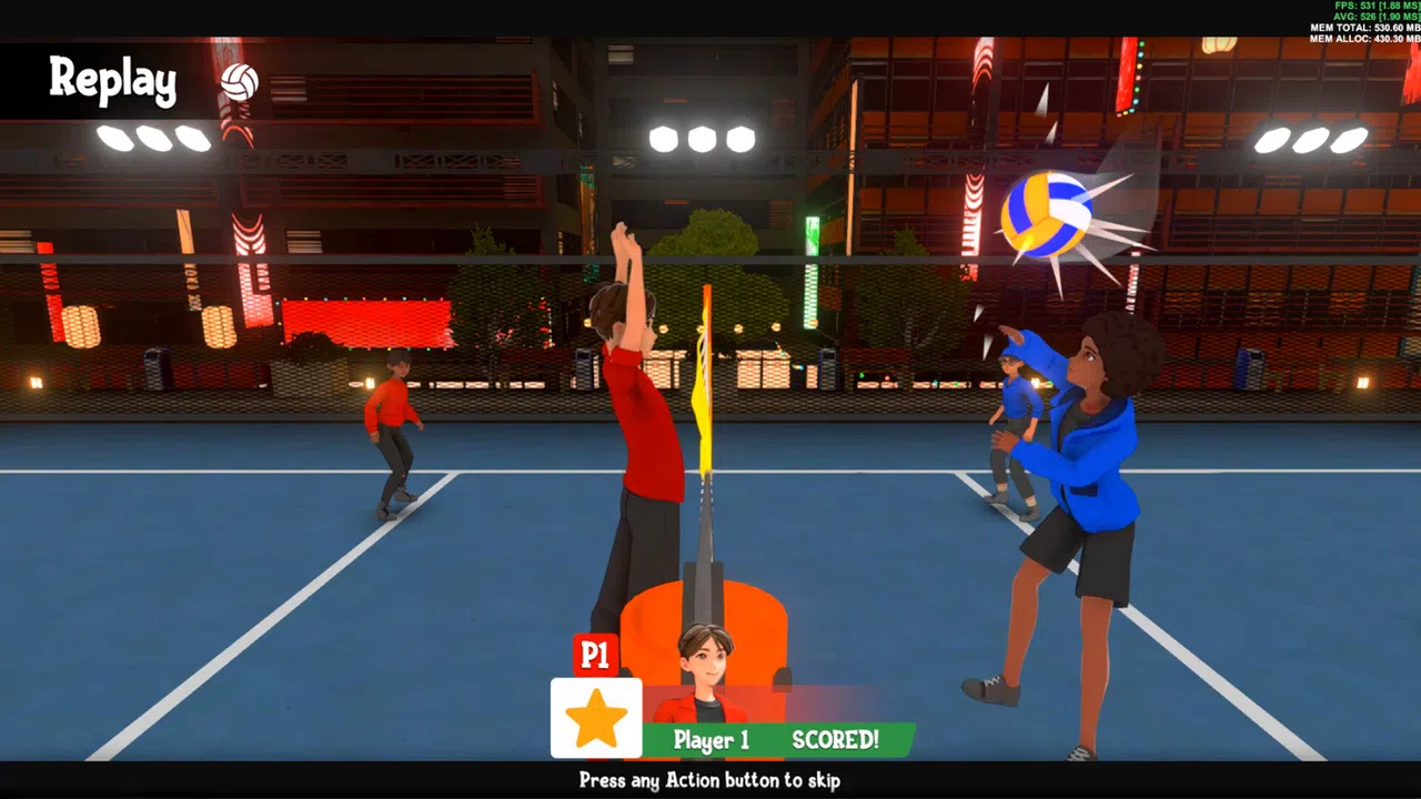 VolleySmash Screenshot 1