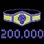 Million pixels baby icon