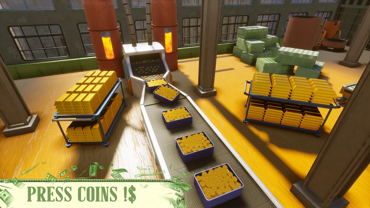 Money Print Factory 3D Tycoon💸 Screenshot 1