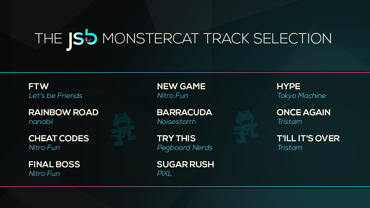 Just Shapes & Beats - Monstercat Track Selection Screenshot 0