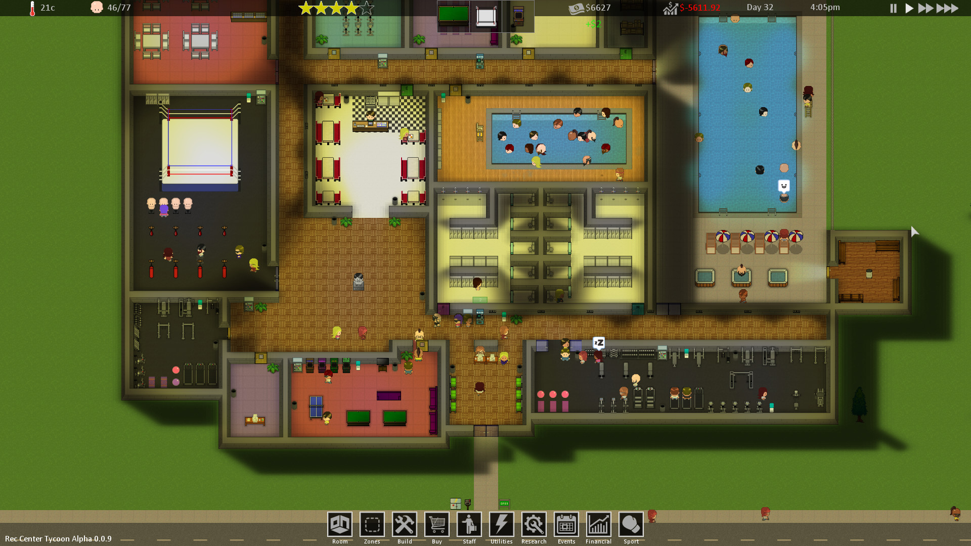 Rec Center Tycoon - Management Simulator Screenshot 5