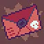 Bloody letter icon