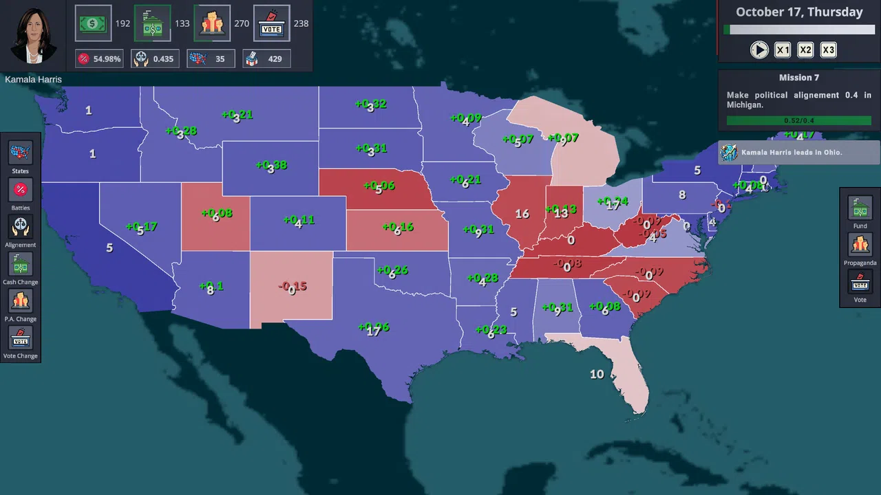 Election Tycoon: Trump vs Harris Screenshot 3