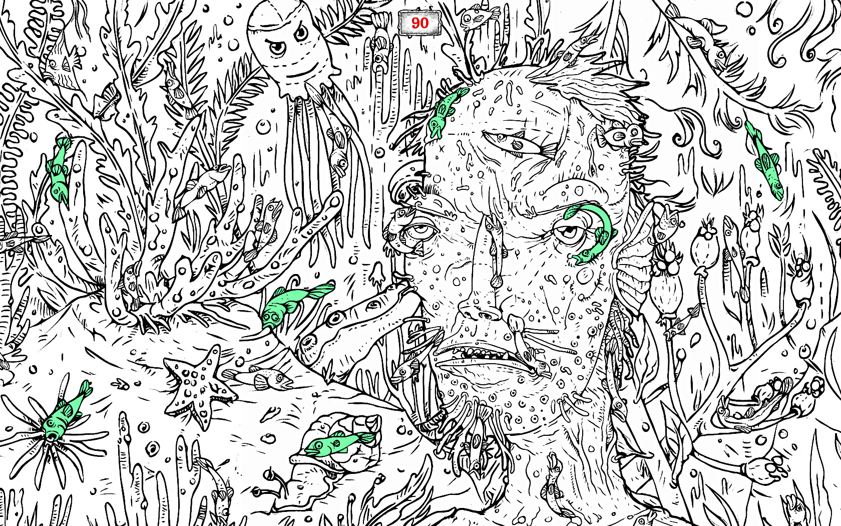 100 hidden Cthulhu fish 2 Screenshot 1