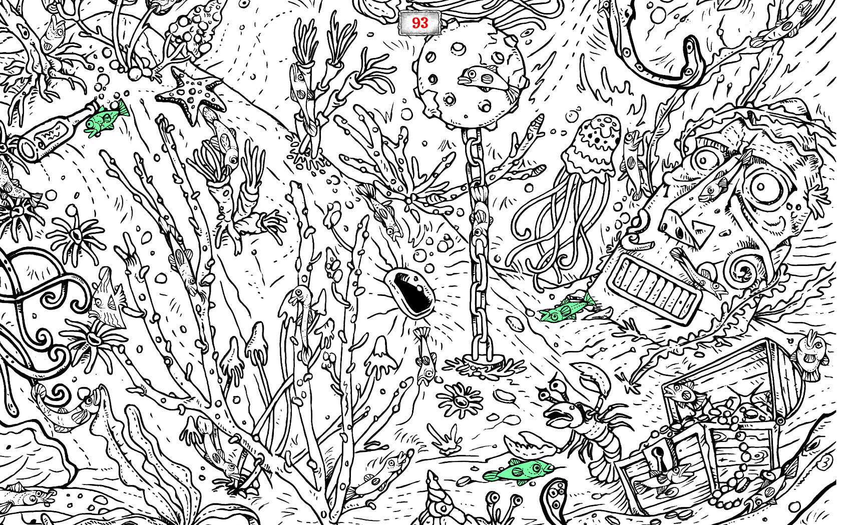 100 hidden Cthulhu fish 2 Screenshot 2