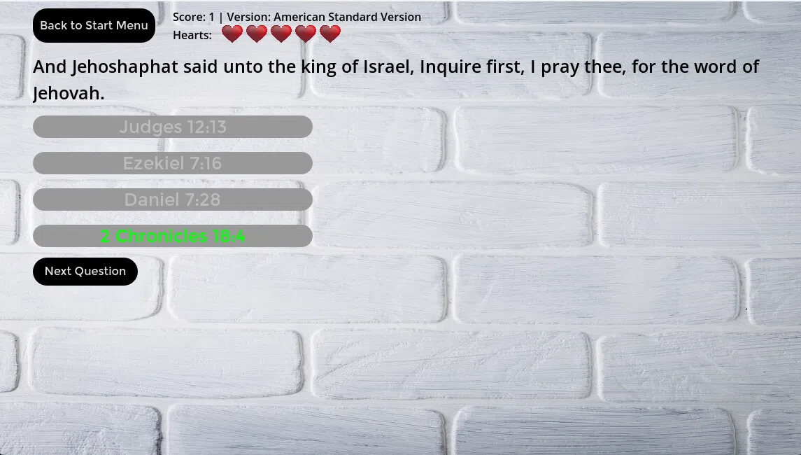 Bible Verse Challenge Screenshot 3