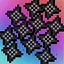 Chaining stars icon