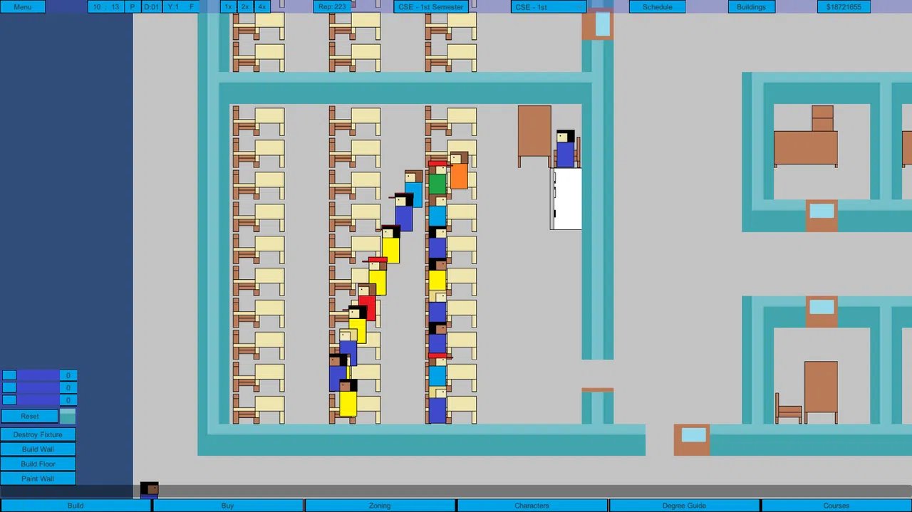 University Tycoon - The College Management Simulator Demo Screenshot 1