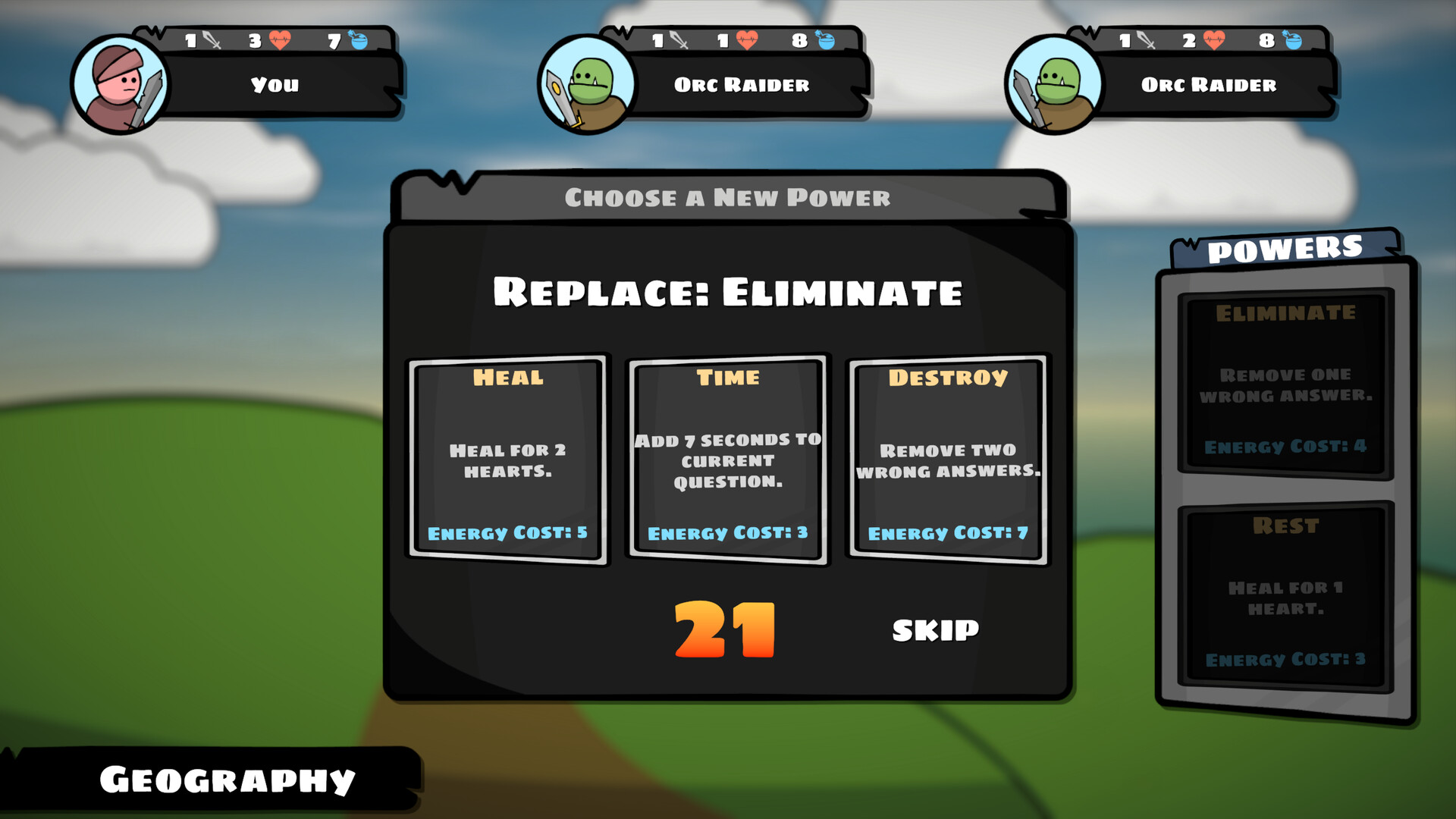 A Trivia Roguelike Screenshot 3