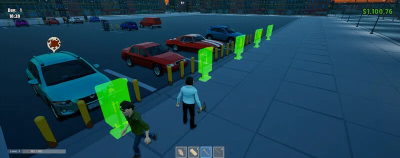 Simulator: Parking Lot Demo Screenshot 2