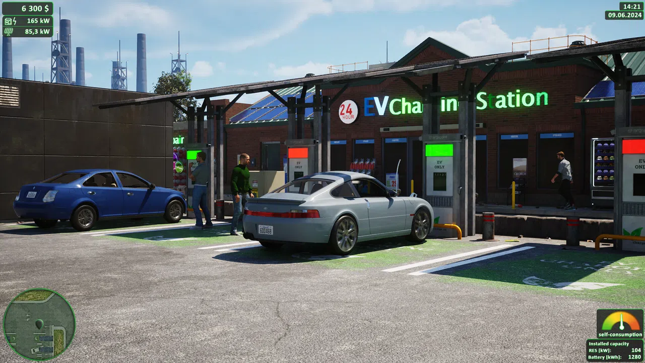 EV Station Simulator Screenshot 1