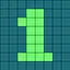 Numbers and colors icon