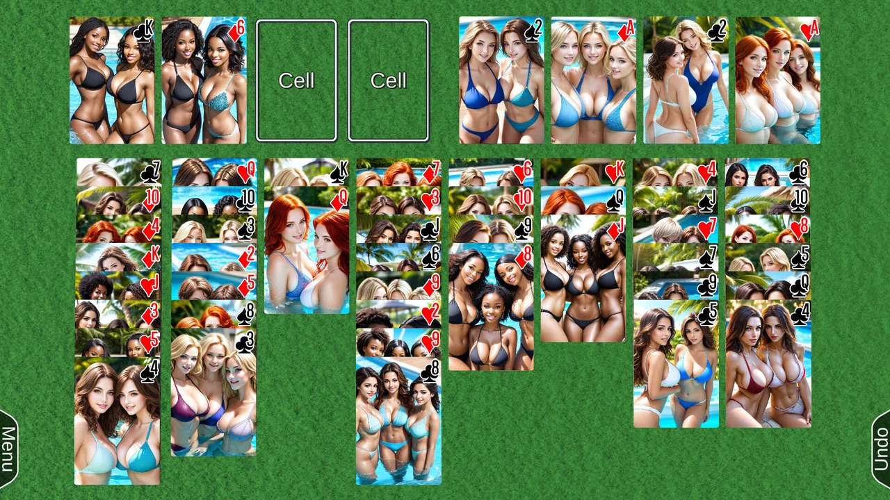 AI Solitaire - Pool Party Screenshot 3