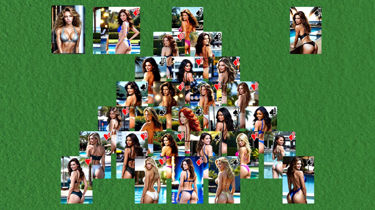 AI Solitaire - Pool Party Screenshot 2