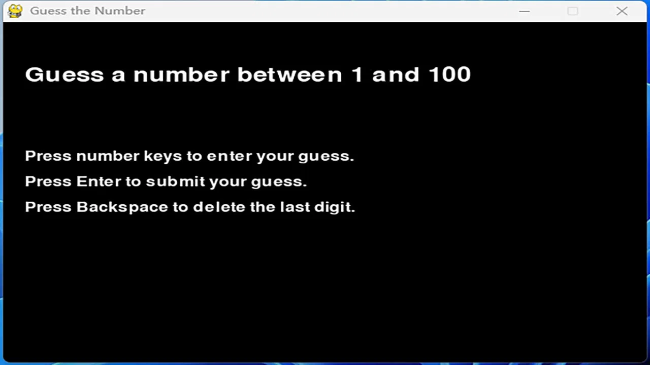 Mini Game：Guess numbers Screenshot 3