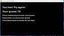 Mini Game：Guess numbers Screenshot 1