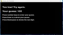 Mini Game：Guess numbers Screenshot 2