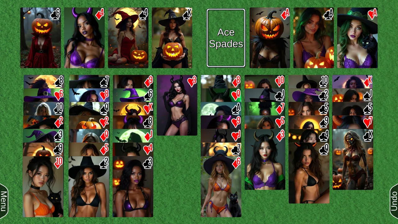 AI Solitaire - Halloween Screenshot 1