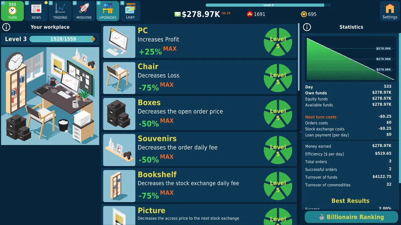 Stock Exchange Game Screenshot 3