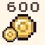 600 coins icon