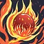 Fire ball icon