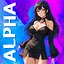 I played the Alpha icon