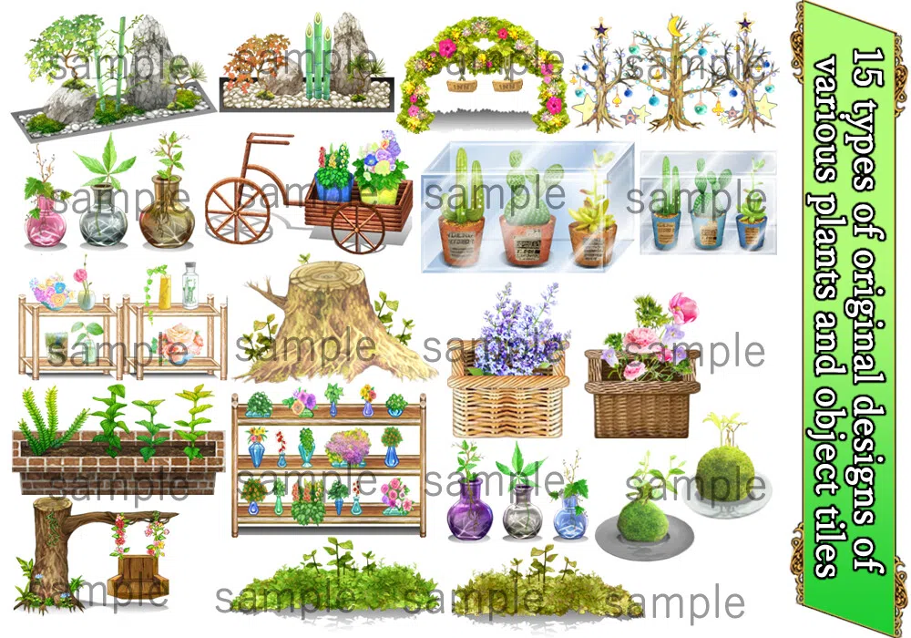 RPG Maker MV - NATHUHARUCA Green Tilesets Screenshot 2