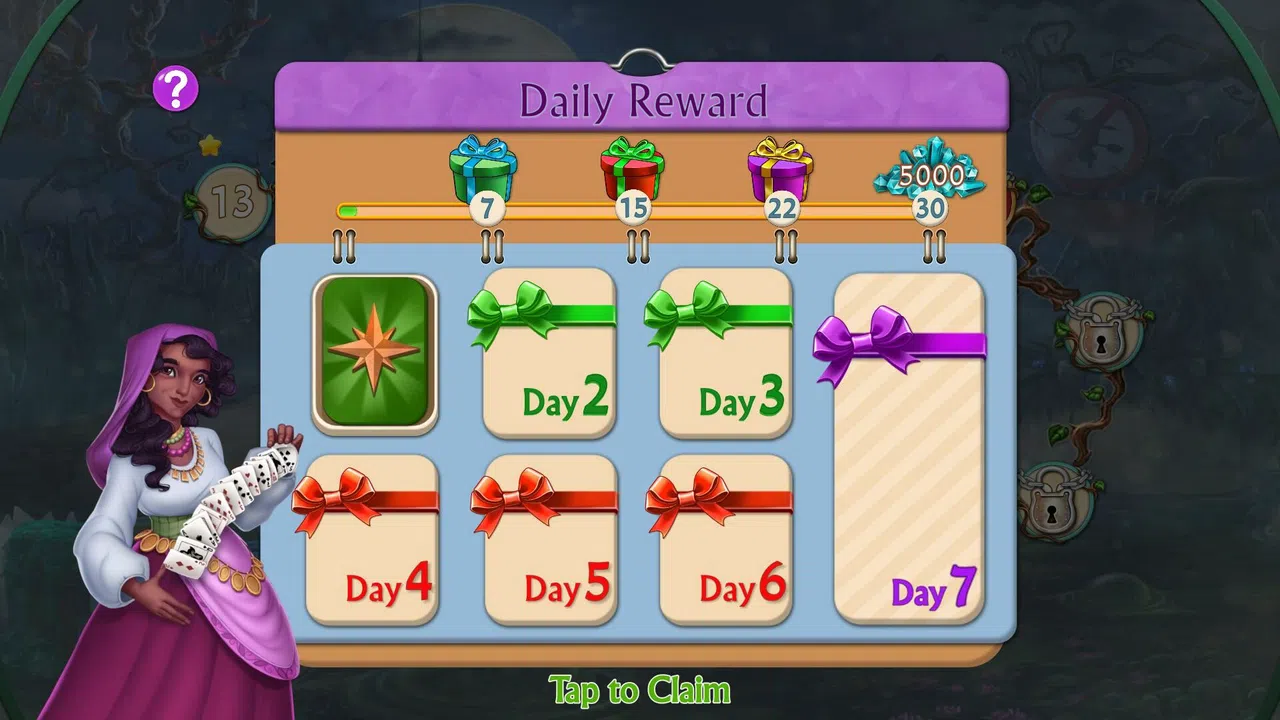 Spellchanted 2D Hidden Object Puzzle Adveture Tile-Matching Screenshot 2