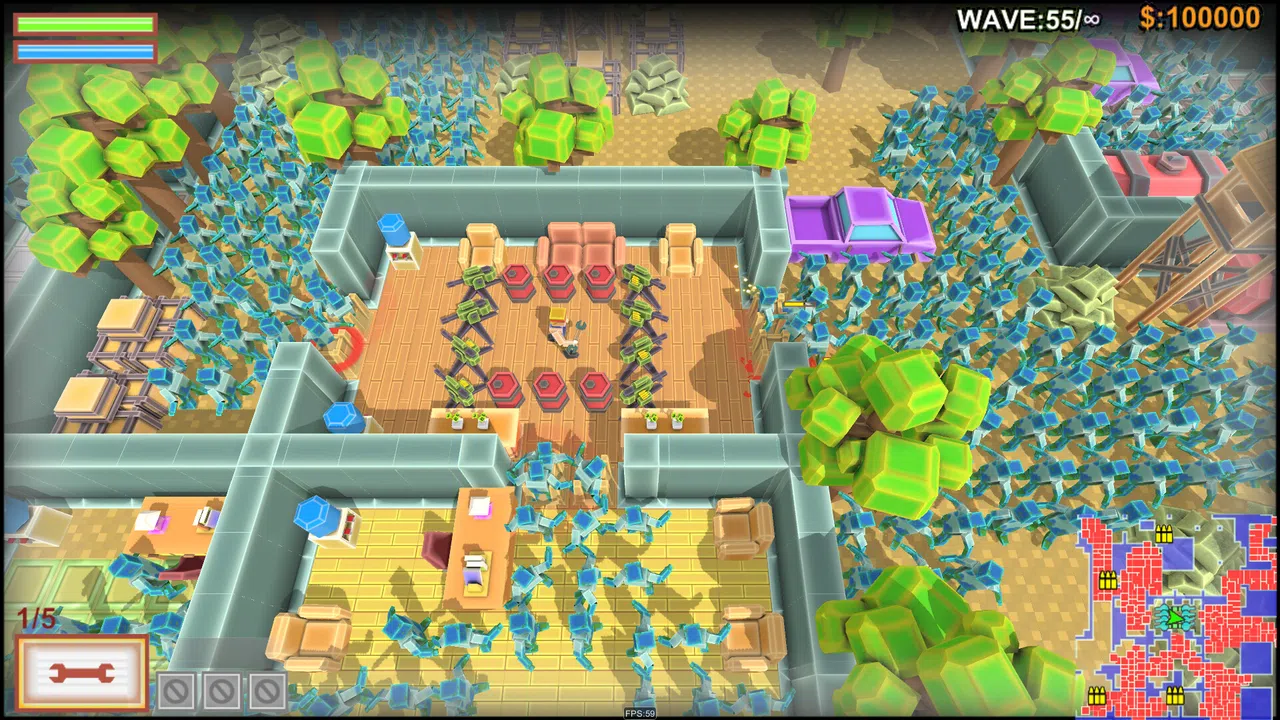 Zombie Siege：Room War Screenshot 0
