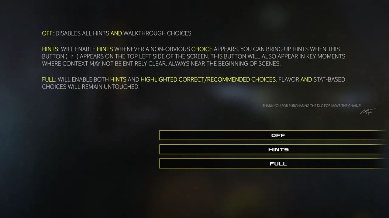 Move the Chains - Walkthrough Screenshot 0