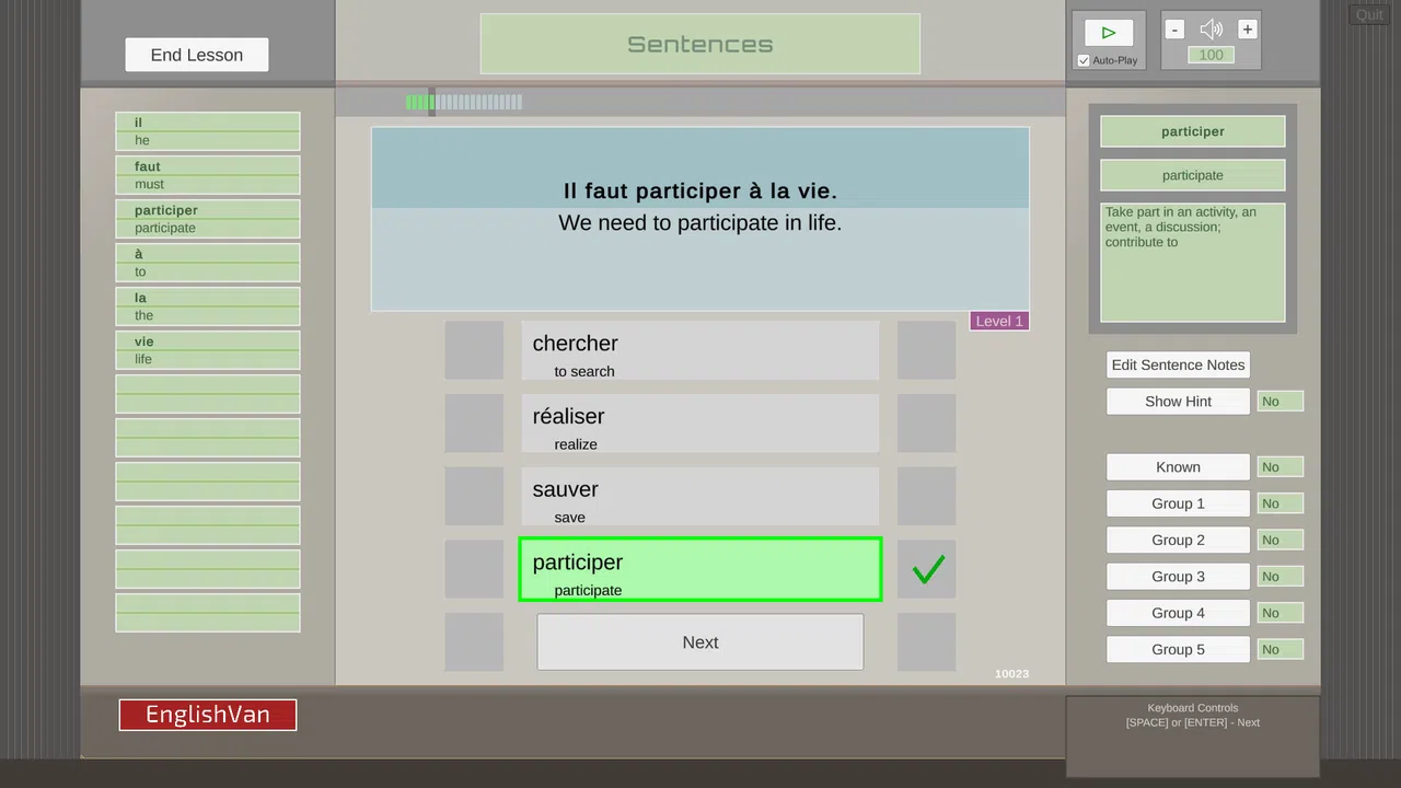 EnglishVan Screenshot 3