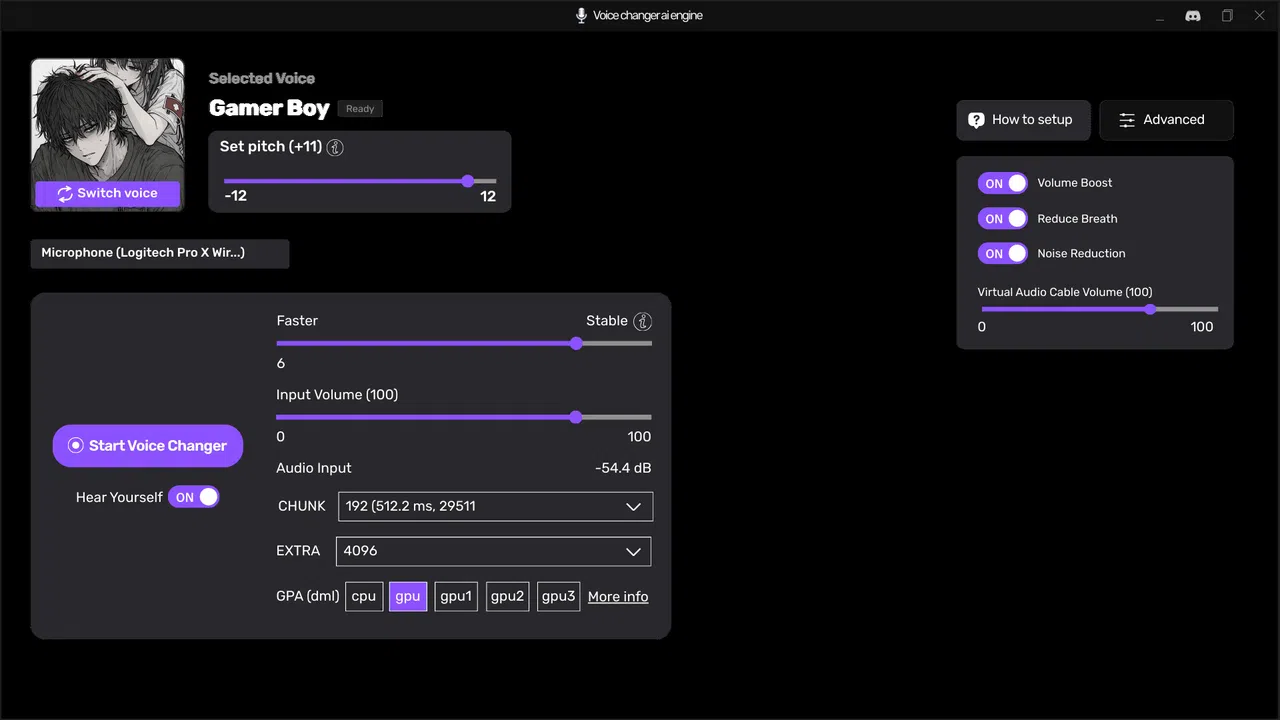 Voice Changer AI Engine Screenshot 2