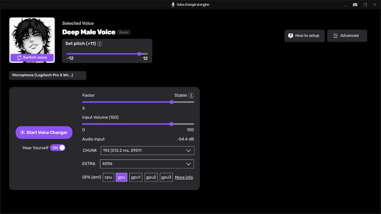 Voice Changer AI Engine Screenshot 3