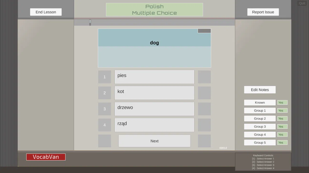VocabVan - Polish Screenshot 0