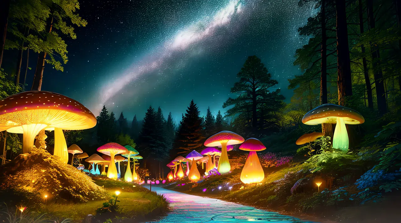 AI-VJ - Magic Forest Visuals Screenshot 3